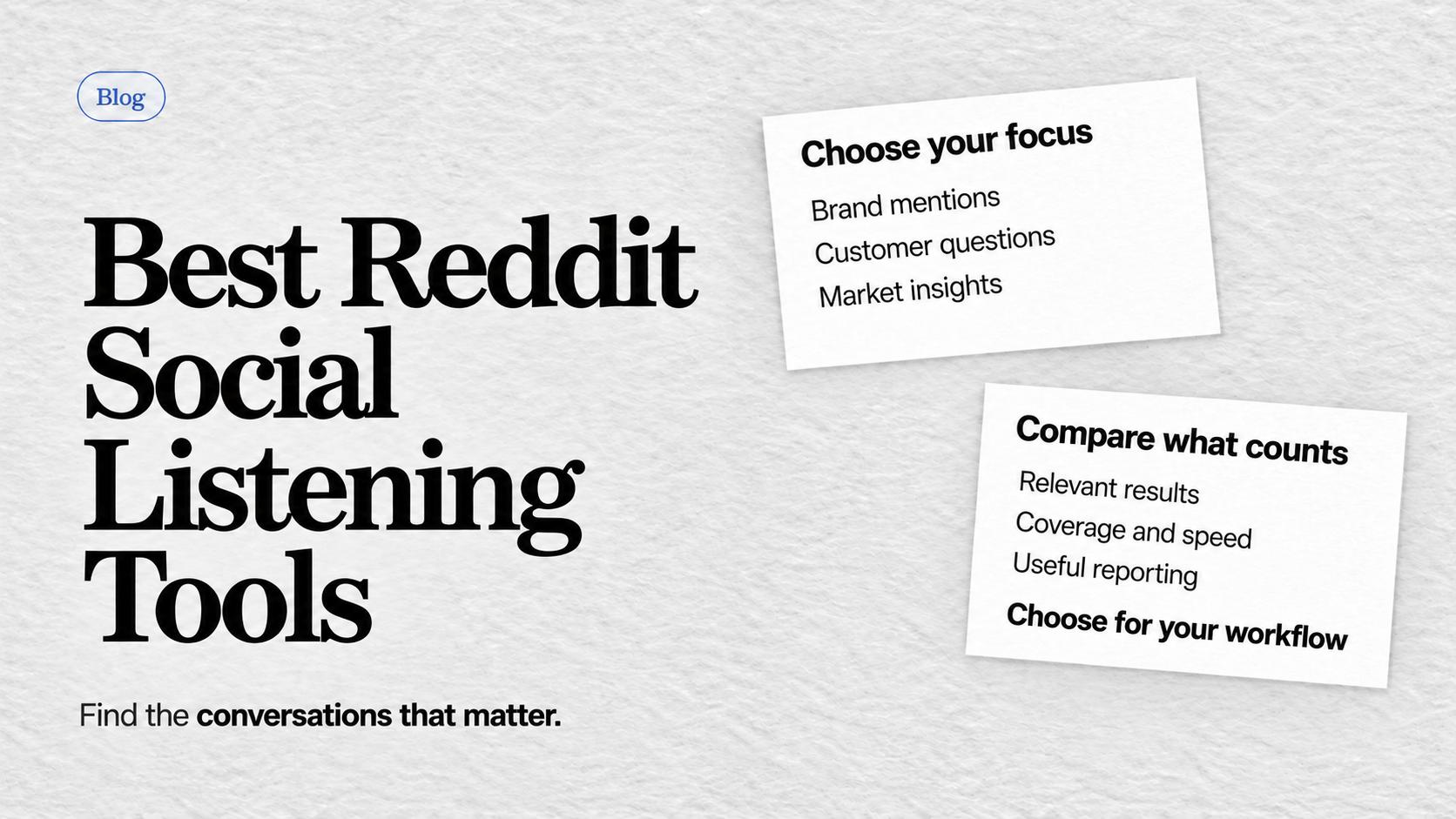 **Alt text:**   Graphic for “Best Reddit Social Listening Tools,” highlighting brand mentions, customer questions, market insights, result relevance, coverage, speed, and reporting. [Post 33 - Spacestation Labs  - …](https://docs.google.com/document/d/1KhRGjw6GFICbfm1YCZzDv7gDaL7V8dVT7fIxF9I9dtY/edit)