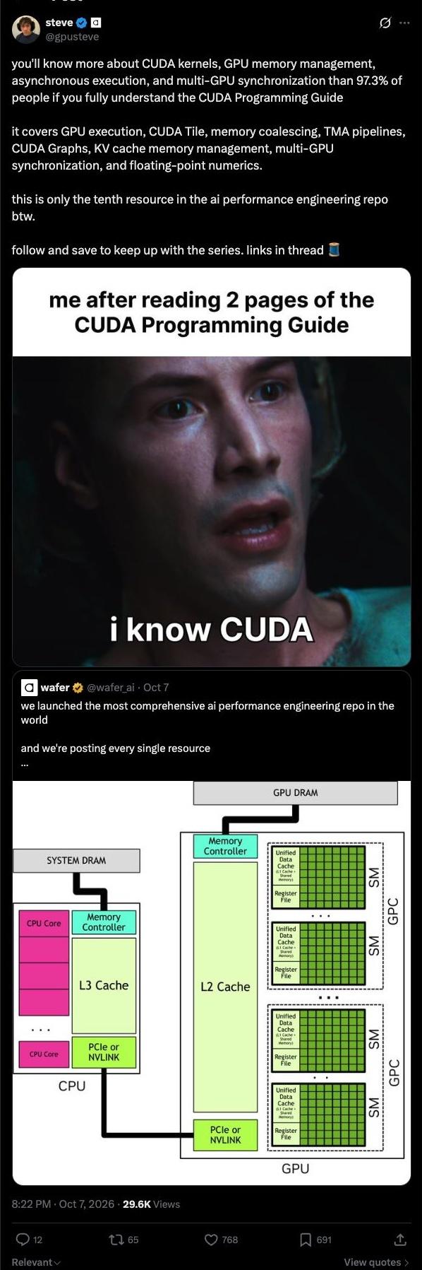Screenshot of Steven Arellano’s X post, showing the original author, post content, publication date and visible engagement.