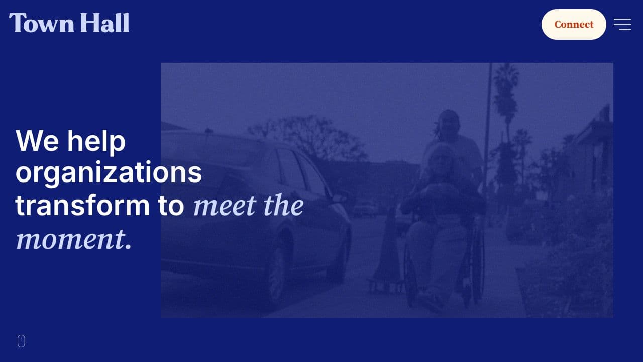 Town Hall agency homepage