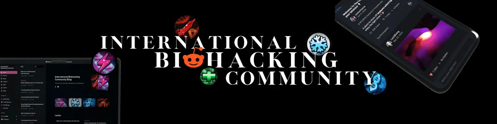 r/Biohacking community banner